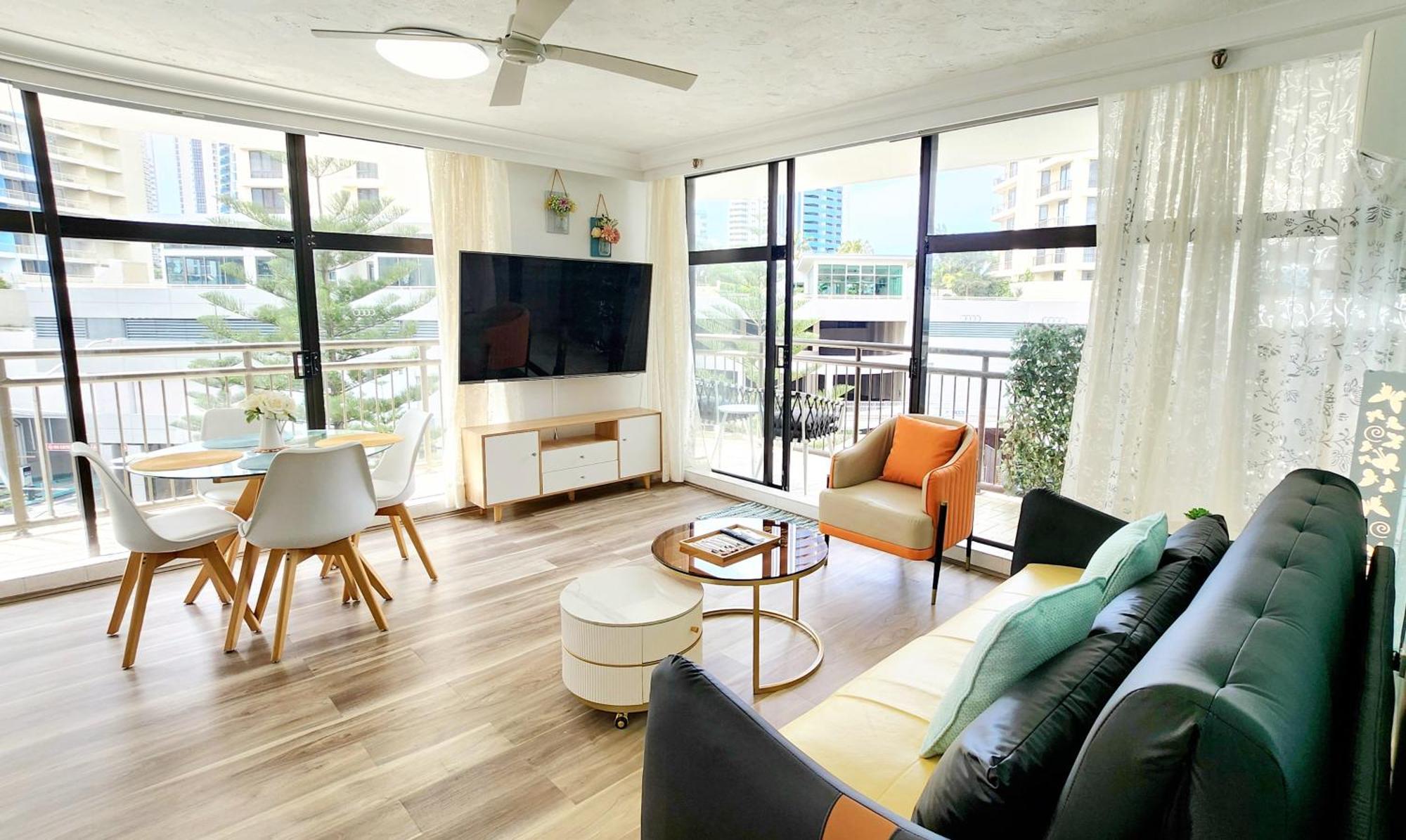Beachside Apartment In The Heart Of Surfers Paradise - Free Parking Gold Coast Dış mekan fotoğraf